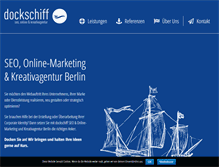 Tablet Screenshot of dockschiff.de